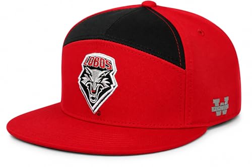 Gorra University of New Mexico Lobo Louie Snapback Roja miniatura 1