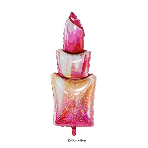 Globos de cumpleaños 38pcs / Big Conjunto de Labios Globos de Helio Globos aman Aumentaron Globo Rojo de Labios for el Beso Princesa de la Muchacha Atractiva mí lámina de Feliz Cumpleaños Cover