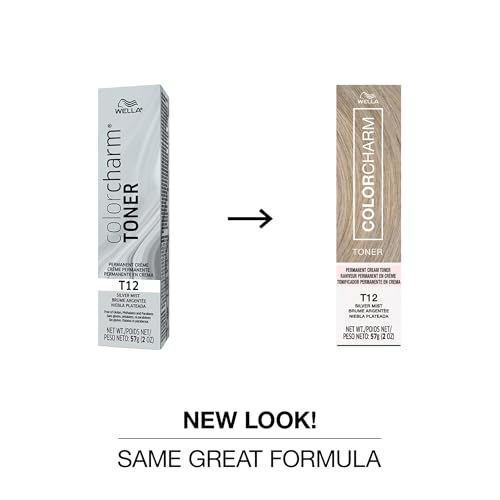 Image of COLORCHARM Permanent Creme Hair Toner | Free of Animal-Derived Ingredients, Parabens Free & Gluten Free | 2 oz