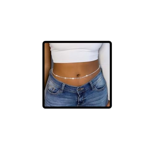 1 Psc Premium Crystal Waist Chain Belly Body Chains Jewelry Chain Nightclub Waist Accessories for Women-image-26