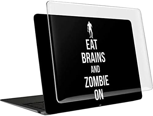 Skinit Case + Skin Compatible with MacBook Air 13in M1 (2021) Originally Designed Eat Brains and Zombie On Black Design