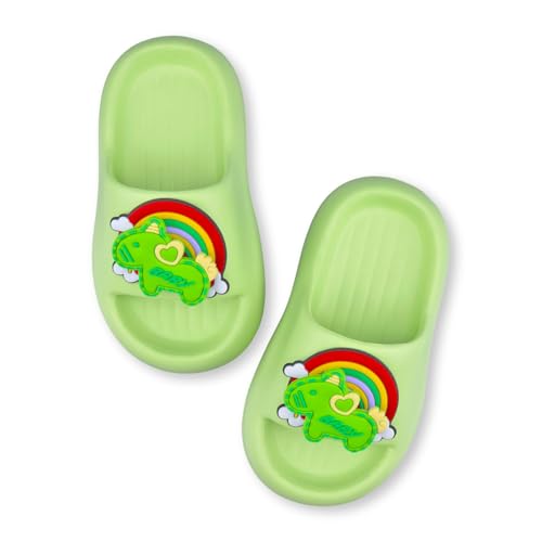 Image of Kids Cloud Slides Boys Girls Slides Non-slip Summer Beach Pool Shoes EVA Girls Everday Slip on Slide Sandals Garden Slippers Bathroom Shower Shoes