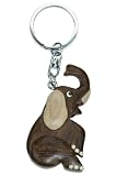 Portachiavi in legno a forma di elefante Cornelißen – Ciondolo a forma di animale in legno fatto a mano per chiavi, borse e zaini