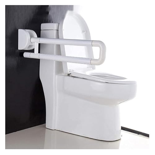 BKBXRSYR Grab Bars Bath Grab Shower Handle Bathroom Bathroom Barrier-Free Handrail Elderly Safety Non-Slip Nylon Handrail Upturned Foldable Toilet Handle