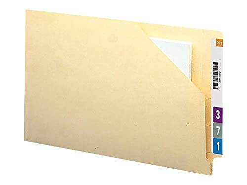 Smead 76700 Heavyweight End Tab Jackets W/Reinforced Tabs Legal 11Pt Manila 100/Box #TOP1