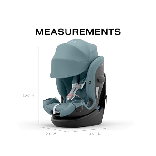 Image of Callisto G 360 Rotating All-in-One Convertible Car Seat - Stormy Blue