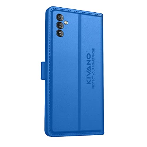 Image of KIVANO Samsung Galaxy F13 4G / F23 / M13 4G Flip Cover | Leather Finish | Inside Pockets & Inbuilt Stand | Shockproof Wallet Style Magnetic Closure Back Cover Case