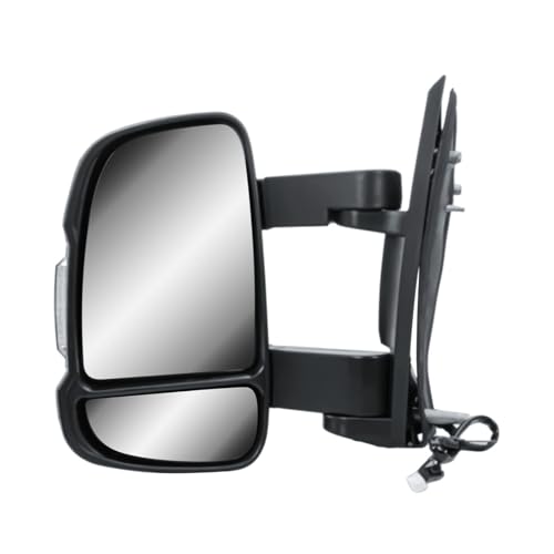 Rétroviseur gauche bras long électrique et chauffant avec clignotant pour Fiat Ducato Citroën Jumper Peugeot Boxer 2006 à aujourd'hui Opel Movano 2022 à...