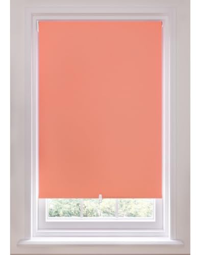 Swish Cordless Blackout Roller Blind, Coral, W60 Cm x D170 Cm