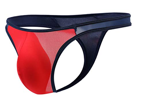 lclvld Tanga Sexy para Hombres Seda de Hielo Calzoncillos de Tanga cómodos Calzoncillos de Tanga Ropa Interior