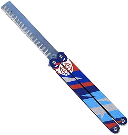 Yoru Comb Butterfly Trainer Hair Comb Head Yoru Knife Training Tool Game Cosplay Collection Gamer Gift Blue