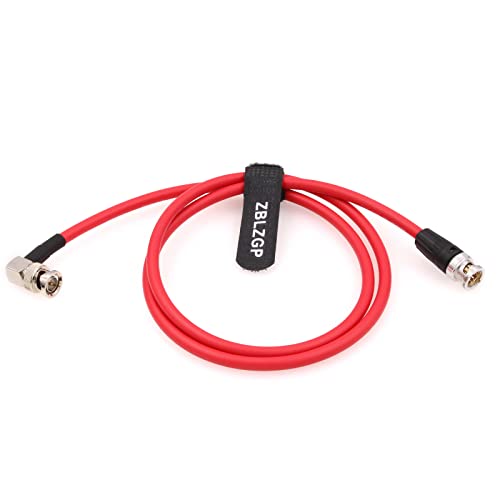 Câble 12G-SDI LV-61S BNC coudé 75 ohm résout les torsions de câble sur caméra vidéo 4K blindée