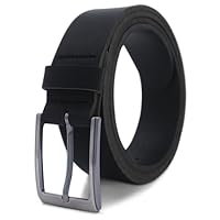 FRIEDRICH HOFFMANN Gürtel Herren schwarz - Ledergürtel Herren - 100% Leder - Anzuggürtel Business Gürtel Jeans - 3,5 cm - Made in Germany (Schwarz, 100 cm Bundweite = 115 cm Gesamtlänge)