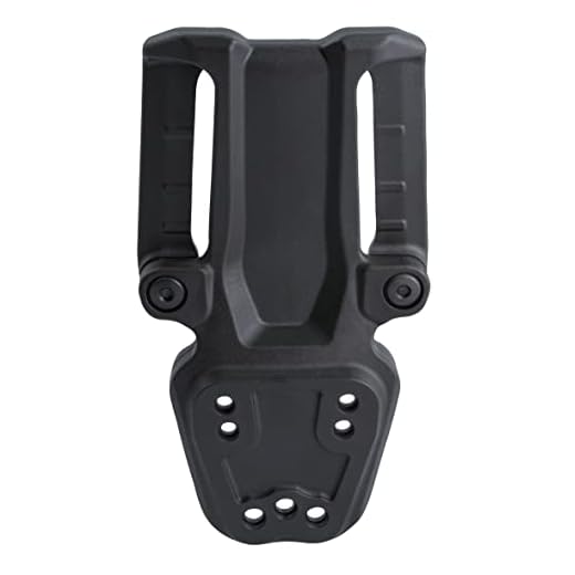 T-Series Black Jacket Slot belt loop, Clam