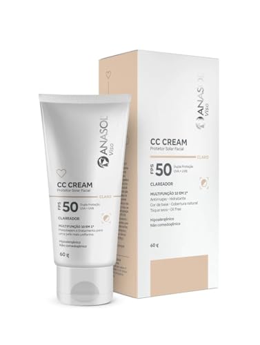 CC Cream Facial FPS 50 Claro 60g - Anasol