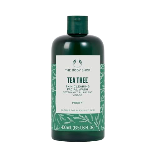 The Body Shop Tea Tree Skin Clearing Facial Wash, 13.5 Fl Oz
