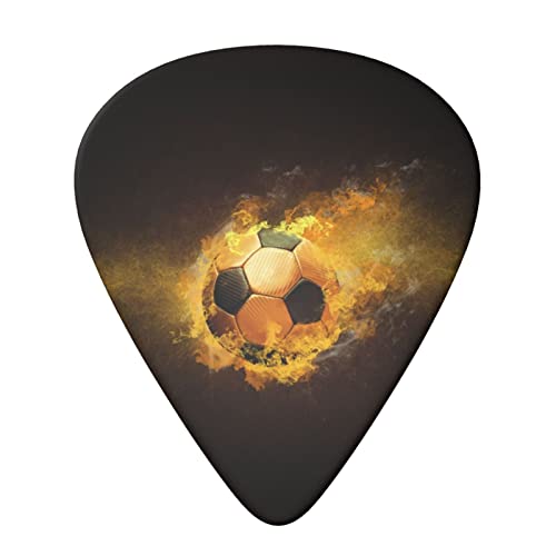 Jeu de 6 médiators de guitare de football de football pour guitare acoustique, guitare électrique, basse, ukulélé – fin… - Les Beatles, Paul McCartney, John Lennon, RIngo Starr, George Harrison Jeu de 6 médiators de guitare de football de football pour guitare acoustique, guitare électrique, basse, ukulélé - fin… – Image 4