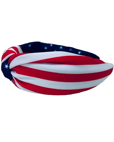 Shimmer Anna Shine Red White And Blue Patriotic American Flag Headband Usa thumb #1