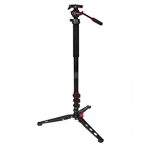ProMaster Specialist Series SPCM428K Cine Monopod Kit with Fluid Head and Lightweight, Durable, Carbon Fiber Construction, (Model 2442)