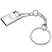 Produktbild USB Stick 64GB, Slim Speicherstick 64 GB Pen Drive Mit Schlüsselanhänge Lustig USB-Sticks 64GB für Schule Büro Auto PC Laptop (Silber)