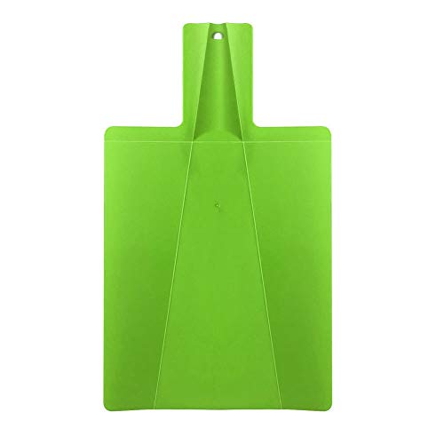 Tabla Cortar Cocin MultifuncióN 1 UNID creativo plegable tajadera cortadora multifunción ambientalmente amigable con forma de pala utensilios cocina(Green)