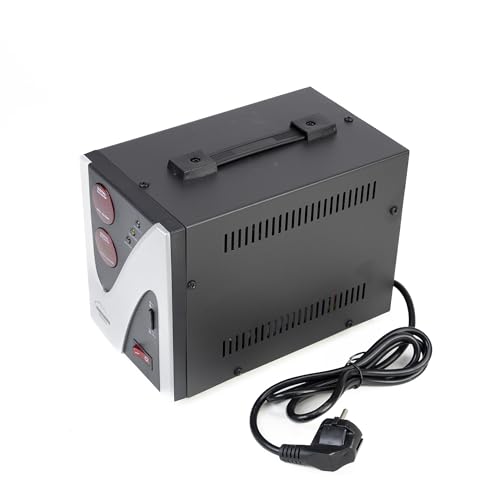 Voltage Converter Stabilizer SilverCloud 2000VA 1200W, Black, 2000 VA / 1200 Watt - Image 4