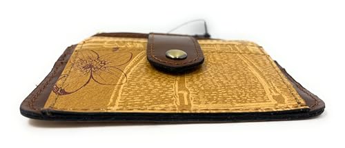 Image of Patricia Nash Leather Cassis ID Card Case Wallet, Italian Sketchbook