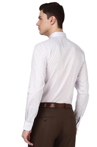 Image of Peter England Men's Cotton Print Slim Fit Shirt