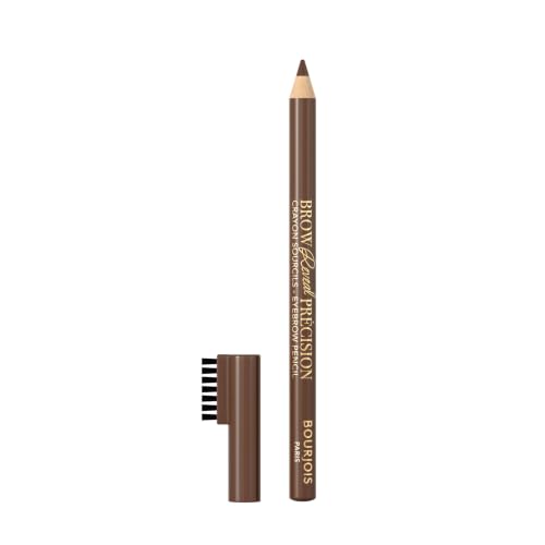 Bourjois Crayon à sourcils - Brow Reveal Précision - Crayon avec brosse intégrée - Sourcils nets et bien dessinés - Application rapide et précise - Fini naturel - 03 Châtain Foncé