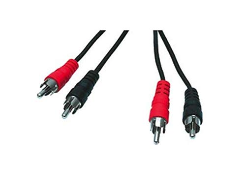 7dayshop Réf. 452/2 Câble 2 Phono/RCA mâle vers 2 Phono/RCA mâle 2,5 m
