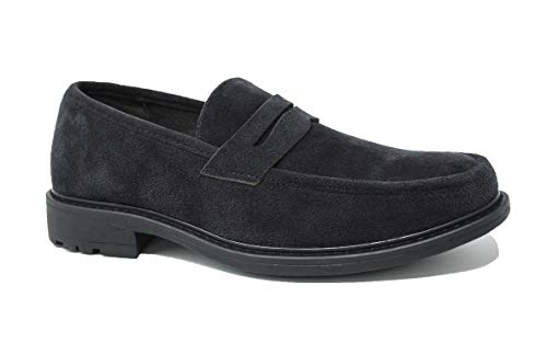 Mocasines de hombre zapatos elegantes y casual de ante estilo clase