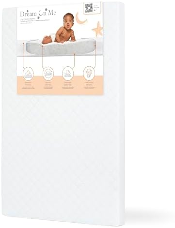 Dream On Me Holly 2-in-1 Mini Crib Mattress