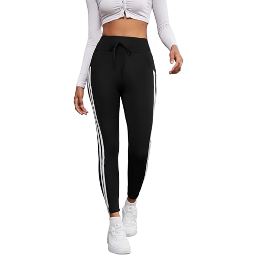 PINSV Women's Joggers Pants Running Sweatpants Athletic Workout Yoga Leggings with Pockets2