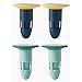 Desagüe de piso desodorante de 360°de 2 piezas, desagüe de piso antiolor de baño de cocina, desagüe de piso con núcleo de desodorante, tapón de drenaje flexible filtro de fregadero anti-obstrucción,