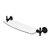 Allied Brass RW-33/18 Retro Wave 18 Inch Glass Shelf, Oil Rubbed Bronze