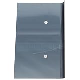 Kielnia krawędziowa Marshalltown, proste końce, uchwyt Durasoft, R 10 mm, L 13 mm, niebieska stal, wymiary: 152x102 mm