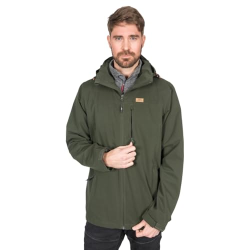 Trespass Mens Waterproof Jacket with Hood Taped Seams XXS -XXXL Weir - Image 6