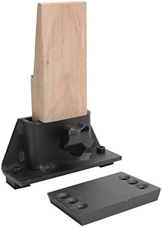 Wooden Bench Pin With Metal Holder - Professional Jewelry Making Tool For Polishing And Cutting