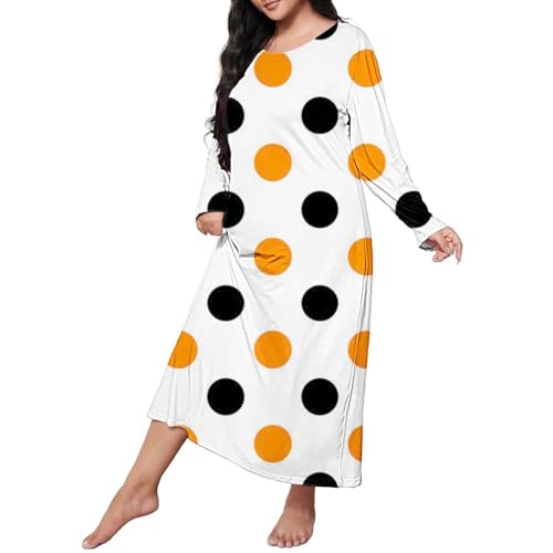 Pyjama extra long coupe ample et vêtement d'intérieur léger pour femme