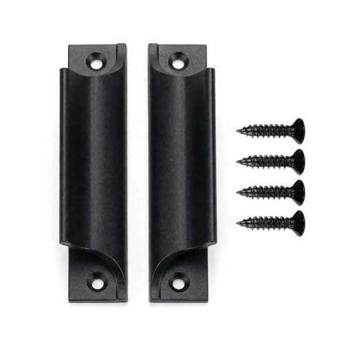 Materiale resistente: Realizzato in lega di alluminio robusta con superficie verniciata a caldo. Antiruggine, resistente alla corrosione e alle deformazioni. Perfetto per superfici in legno e metallo, garantisce stabilità e durata senza rischio di allentamento o caduta