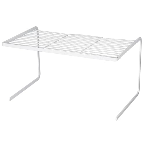 tapa encimera gas Placa de cubierta metálica para placa de gas de cocina, estantería apilable de varios niveles, estante de almacenamiento(White,37x22.5x19cm/14.6x8.9x7.5in)