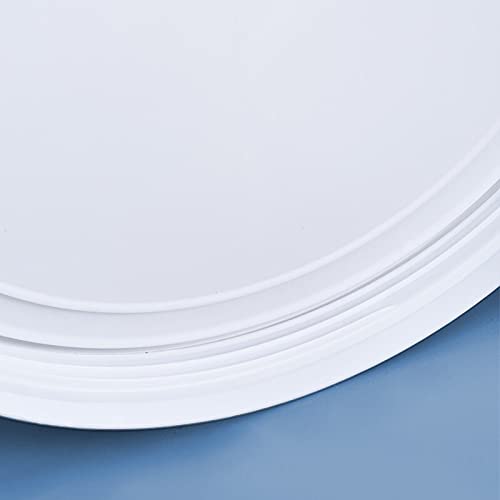 Afvalbakken Ronde Compost Bin Kitchen Geur gratis Compost Bin met deksel - Composteringsbak voor Kitchen Contost Emmer, Wit(5. 2 Gallon) Recycling bin bags - Image 5