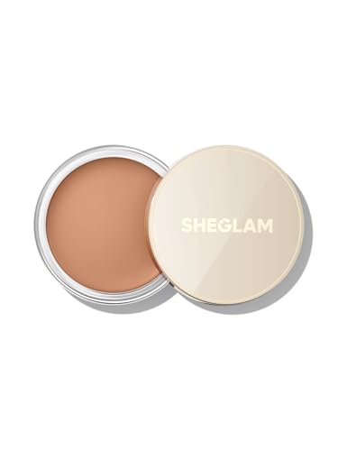 SHEGLAM Silk Haze Cream Bronzer Blendable Cream Makeup with a Lightweight Formula - Customizable Face Makeup for a Natural, Sun-Kissed Glow Long Lasting-Golden Sun