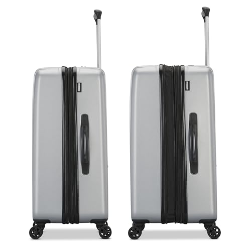 Image of American Tourister Westridge Luggage Set - 3 Piece Set - 20 inch Carry-On, 24 inch & 28 inch Checked Luggage with 360 Spinner Wheels - Expandable Suitcases for Extended Travel - Includes 3 Packing Cubes - Black