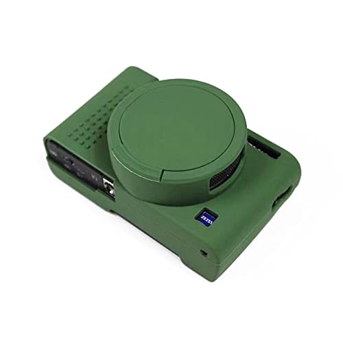Image of Yedidya for Sony Cyber-Shot RX100 VII / RX100 M7 Soft Silicone Protective Case - Camera Case for Sony Cyber-Shot RX100 VII / RX100 M7 (Green)