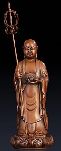 地蔵菩薩　銅製 Amazon｜仏像 地蔵菩薩 10.5cm(青銅色) 3号PC厨子入り＿『安産