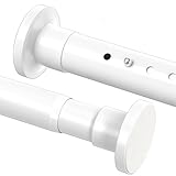 Longueur réglable : notre barre de tension s'ajuste facilement de 98 à 150 cm avec des extensions à clipser. Parfait pour les chambres, les salons, les balcons, les salles de bains ou les placards. Utilisation pour les rideaux, les séparateurs de pièce ou le rangement suspendu