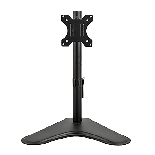 SIMPLETEK Supporto Base Braccio da Tavolo SCRIVANIA Stand Staffa Universale per TV E Monitor Fino A 8KG da 13" A 32" Regolabile in Altezza con Attacco VESA 75 100 75X75 100X100 in Alluminio