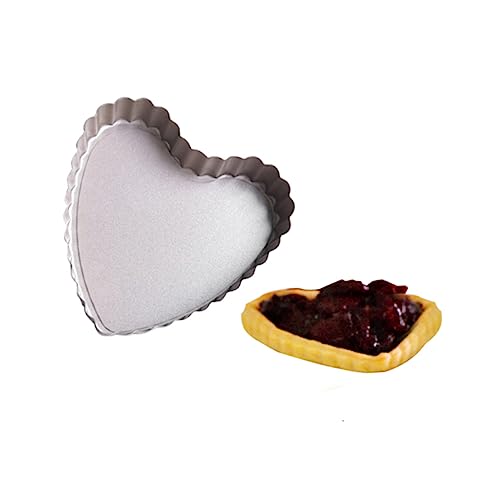 Cabilock Stampo Per Crostata A Forma Di Cuore Teglia Per Pizza Pirottini in Metallo Antiaderenti Per Crostate Biscotti