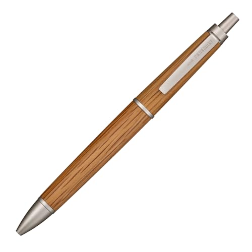 Uni Pure Malt Jetstream Inside Single Ballpoint Pen, 0.5 mm Fine Point, Natural Oak, Black Oil-Based Ink, SXNPM05.70 by 三菱鉛筆 - Image 2
